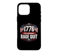 1776 The Original Rage Quit Funny Gamer 4 Juillet Coque pour iPhone 16 Pro Max