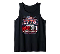 1776 The Original Rage Quit Funny Gamer 4 Juillet Débardeur