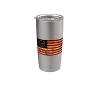 1776 US Flag We The People Distressed USA United States Gobelet isotherme en acier inoxydable double paroi