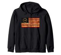 1776 US Flag We The People Distressed USA United States Sweat à Capuche