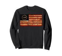 1776 US Flag We The People Distressed USA United States Sweatshirt