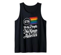 1776 We The People No Kings in America Fierté Rainbow Débardeur