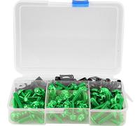 177pcs Kit de boulons de carénage moto universel M5 M6 Pass pour Yamaha Sportbikesgreen