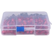 177pcs Kit de boulons de moto de balayage universel M5 M6 Pass pour Yamaha Sportbikesred