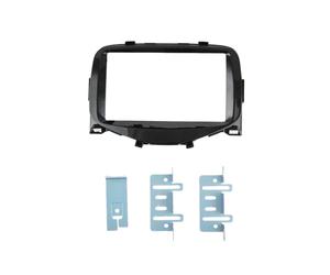 178 X 102Mm Double Autoradio StéRéO DVD Fascia Panel Panel GPS Frame pour GPS = 2014: 1: 1 = Aygo, 108, Kit de Tableau de Bord