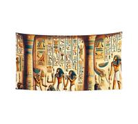 178 x 88 cm - Hiéroglyphes de l'Égypte ancienne - Bannière de toile de fond pour événements et fêtes
