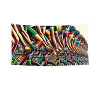 178 x 89 cm Bannière de fond pour événements et fêtes Motif France Bike-Movement