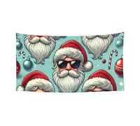 178 x 89 cm Beau Père Noël Toile de fond pour événements et fêtes