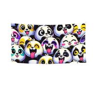 178 x 89 cm Colorful-Panda-Joy Bannière de toile de fond pour événements et fêtes