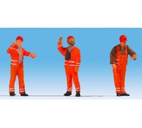 NOCH Agents de Manœuvre, Couleur Figurines pour Échelle 0, Ideal Maquette Train