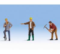17830 Noch 0 Personnages Ouvriers Du Bâtiment 3 Figures Échelle 1:43