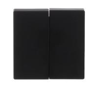 1785-885 Touche pour poussoir, 2 postes noir mat 4011395129685