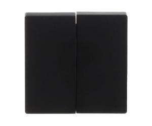 1785-885 Touche pour poussoir, 2 postes noir mat 4011395129685