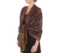 178cm x 71cm Double épaisseur Jacquard Cachemire Viscose Pashmina Châle/Echarpe/Etole - Sapphire