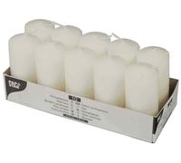 [17915-4] PAPSTAR Lot de 4 Boites de 10 Bougies cylindrique Diam 40 mm H 90 m...