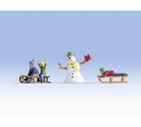 17921 Noch 0 Caractères " Enfants Nella Neige " Avec Bonhomme de Échelle 1:43