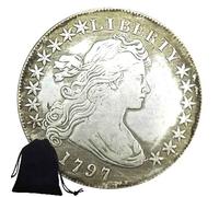 1797 de monnaie en nickel en forme de tête de déesse - Ancienne pièce de monnaie américaine commémorative des anciennes pièces du monde