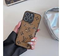 (17Air, Palm Flower) Suitable for iPhone series, this retro card holder case is a luxury and trendy protective cover for your iPhone.