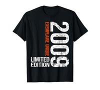 17ème Anniversaire 2009 Vintage 17 Ans Garçon et Fille 2009 T-Shirt