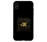 17ème Anniversaire Racine carrée de 289 17 Ans Math Fun Coque pour iPhone XS Max
