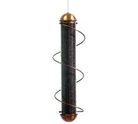 17in. Copper Spiral Thistle Feeder