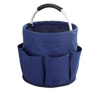 17L Seau Organisateur Pochette Sac de Rangement à Outils Jardinage Jardin Main Panier d'accessoires Plantation(Blue)