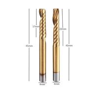 17mm/22mm Titanized End Milling Cutter Single Flute Spiral Bit Length For Metalworking,22mm