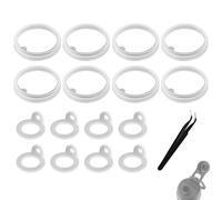 17pcs Joint de Rechange pour Takeya Actives, Silicone Joint de Rechange pour Bouteille d'Eau Anti-Fuite Joint de Couvercle Bec Pièces d'Étanchéité Compatible avec Takeya Actives 18/22/24/32/40oz