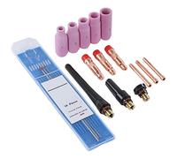 17PCS TIG SEDDING SET ABS Argon Arc Welding Torch Accessories Kit Easy Carry Pracental Installation Bonne application de portée de couverture