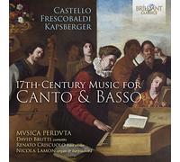 17th-Century Music for Canto & Basso