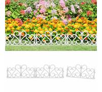 17x Bordures de Pelouse Noir 10 m PP Gazon Parterre Allée Extérieur vidaXL