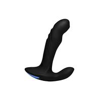 17X P-TRIGASM 3-in-1 Silicone Prostate Stimulator - Black