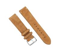 18/19/20/22/24 mm Sangle de montre en cuir en daim de la peau vintage avec barre de printemps à libération rapide