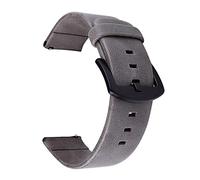 18/20/22/22mm en cuir watp watp de remplacement de la sangle de la gueule, Gris, 22mm