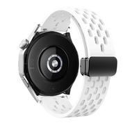 18 20 22 mm Bracelet magnétique en silicone pour montre GT 5 46 mm 41 mm Bracelet de sport respirant pour GT5 Pro GT4 GT3 GT2 Correa Watch Bands, For GT3 GT2 46mm