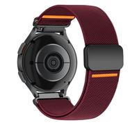 18/20/22 mm Élastique Bracelet pour Samsung Galaxy Watch 7 6 5 4 FE 40 44 mm/6&4 Classic 43 47 42 46 mm/5Pro 45mm Homme Femme,Nylon Sport Magnétique Bracelet pour Garmin Venu/Vivoactive/Forerunner