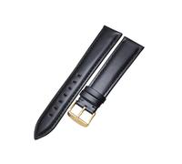 18-24mm Bracelet de montre en cuir de vachette doux et respectueux de la peau, style simple, pour montres à quartz, 19mm
