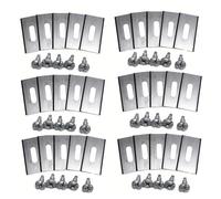 18/30Pcs Replacement Blades ,Compatible For HUSQVARNA ,Automower 310, 420, 315X, 430X, 305 - Robotic Lawn Mower Cutting System(30pcs SILVER)