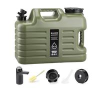 18.5L Reservoir Eau Camping Car, Portable Bidon d'eau avec Poignée, Réservoir d'eau de Camping extérieur entièrement Automatique avec Fontaine à Eau, Parfait pour Voyage, Camping, Barbecue, Pêche