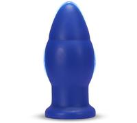 18 * 8CM Plug Anal Plug Geant Gode Anal XXL - Bleu Perles Anales Plugs Anals Godemichets avec Ventouse,Gode Anale Plug Anale,Extenseur Femme Godes Ceintures Sexe Gay Sex Toys Anals Dilatateurs
