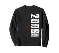 18 Ans Anniversaire Homme Cadeau Juin 2008 Vintage Sweatshirt