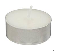 18 Bougies chauffe-plats ""Hugo"" H1,5cm blanc - Atmosphera createur d'interieur