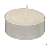 Atmosphera - 18 Bougies chauffe-plats Hugo H1,5cm blanc ivoire