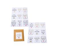 18 cartes étapes de la grossesse maman 14x19cm - arty fetes factory 79204