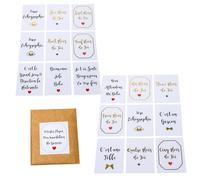 18 CARTES ÉTAPES DE LA GROSSESSE MAMAN 14X19CM Blanc
