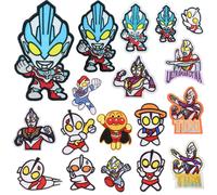 18 Cartoon Badge Iron-On Patches, Embroidered Applique Stickers Sew-On Patches And Badges Fabric Repair Patches For Children's Clothing Jeans, Jackets, Shoes, Backpacks, T-Shirts