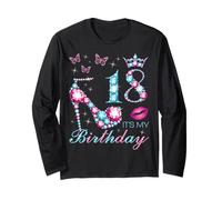 18 C'est Mon Anniversaire 18 Ans C'est ma fête de 18e Anniversaire Manche Longue