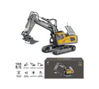 18-channel Hydraulic Full Metal Excavator G308h 1/14 Rtr-sy - Remote Control Construction Vehicle for Kids Collectors