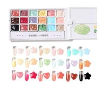 18 Colors Gel Paint - Patting Solid Gradient Gel, Beginner Friendly Painting Set | Professional Ģel Nail Palette, Bright Long Lasting Colors For Women Home Salon Art Design Creative Manicure