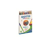 18 CRAYONS DE COULEURS BICOLOR
